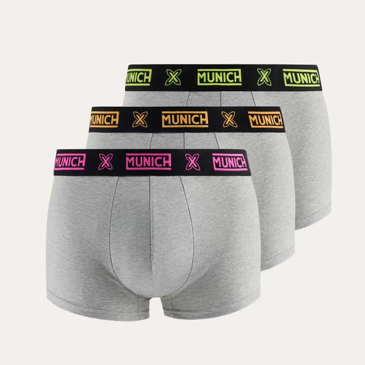 MAN BOXER PACK 3 GRIS